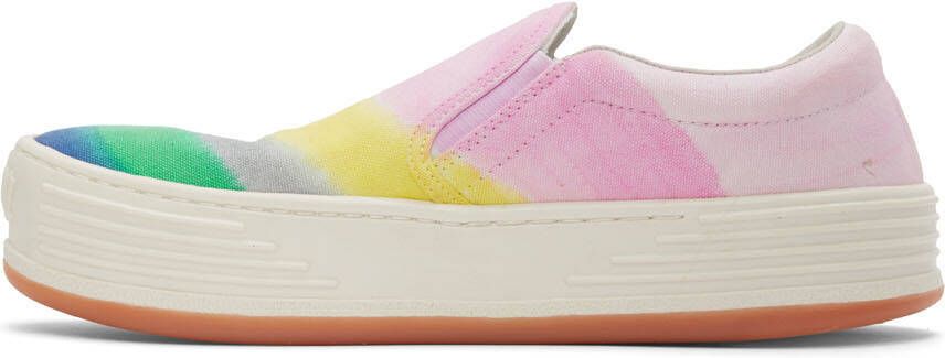 Palm Angels Multicolor Canvas Stripe Sneakers