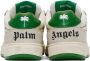 Palm Angels Off-White & Green University Sneakers - Thumbnail 2