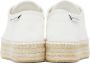Palm Angels Off-White Lace-Up Espadrille Sneakers - Thumbnail 2