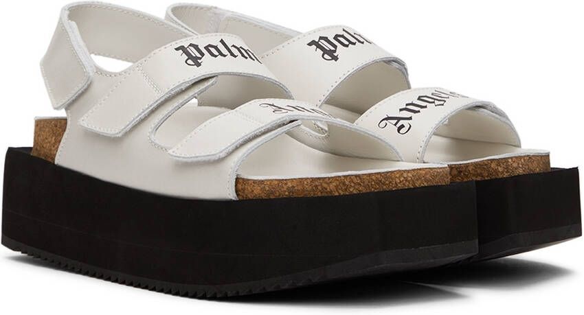 Palm Angels Off-White Platform Birck Sandals