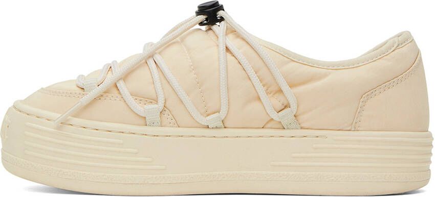 Palm Angels Off-White Snow Puffed Sneakers