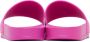 Palm Angels Pink New Logo Pool Slides - Thumbnail 2