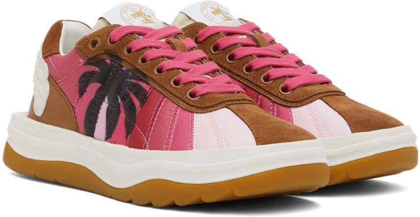 Palm Angels Pink Rainbow Sneakers