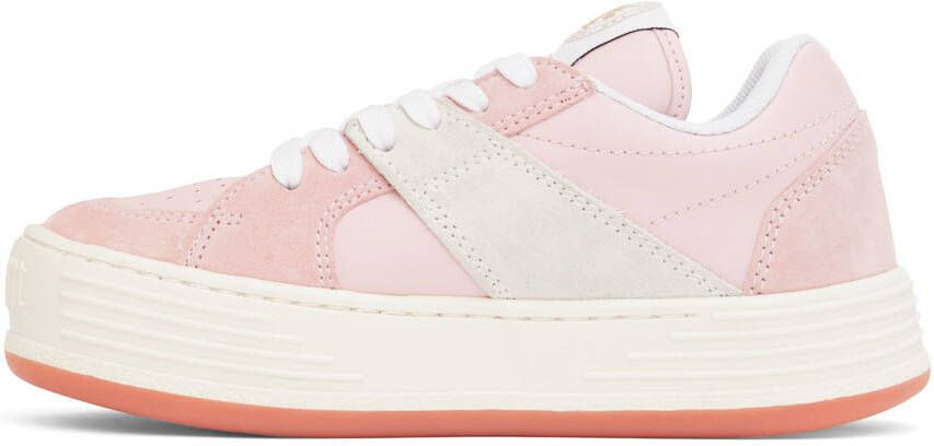 Palm Angels Pink Snow Low-Top Sneakers