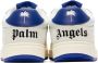 Palm Angels White & Blue University Sneakers - Thumbnail 2