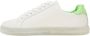 Palm Angels White & Green Palm One Sneakers - Thumbnail 3