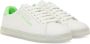 Palm Angels White & Green Palm One Sneakers - Thumbnail 4