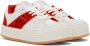 Palm Angels White & Red Snow Low-Top Sneakers - Thumbnail 4