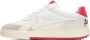 Palm Angels White & Red University Sneakers - Thumbnail 3