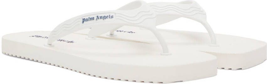 Palm Angels White Flip Flop Sandals