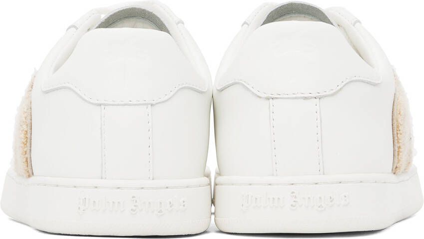 Palm Angels White New Teddy Bear Sneakers