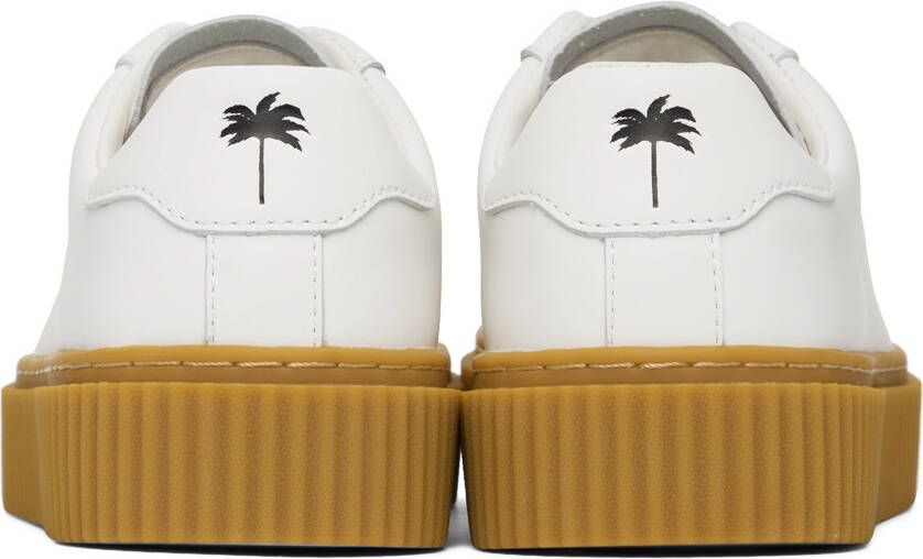 Palm Angels White Palm One Platform Sneakers