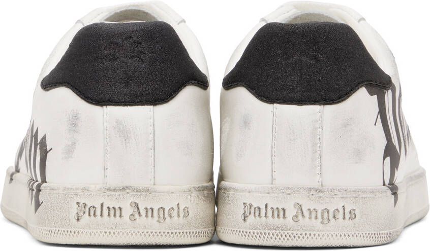 Palm Angels White Palm One Spraypaint Sneakers