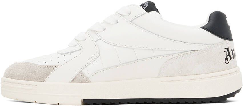 Palm Angels White University Sneakers