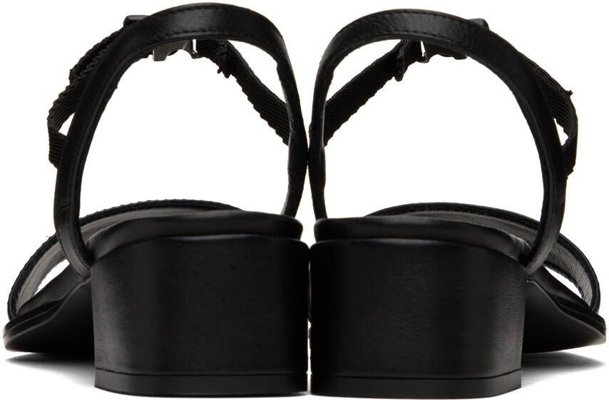 Paloma Wool Black Margaret Heeled Sandals