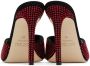 Paris Texas Black & Red Crystal Heeled Sandals - Thumbnail 2