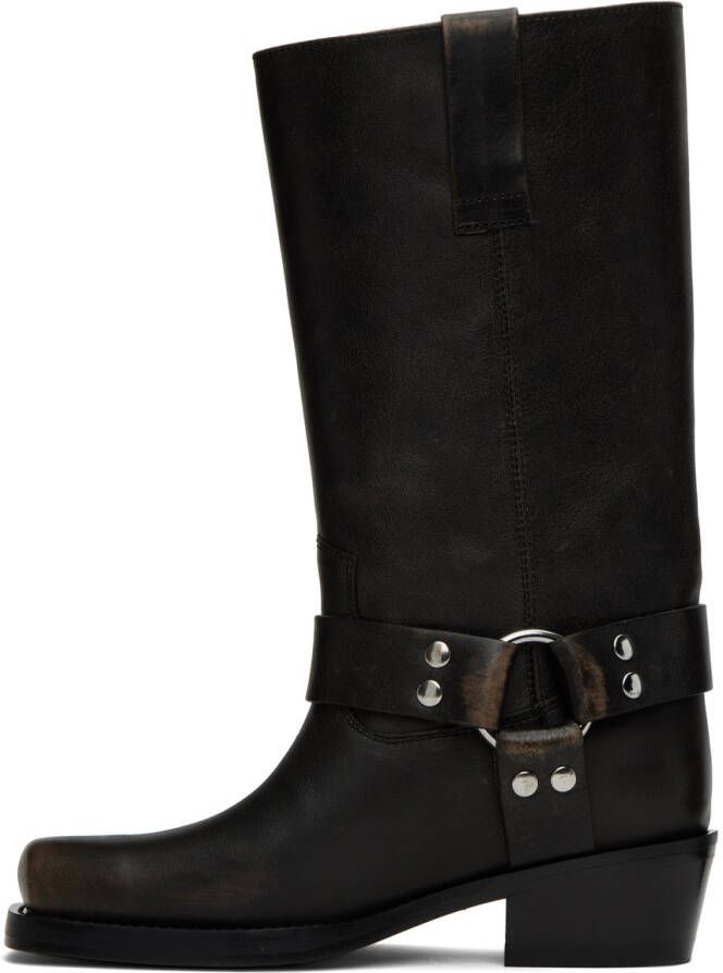 Paris Texas Black Roxy Boots