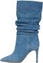 Paris Texas Blue Slouchy Boots - Thumbnail 3