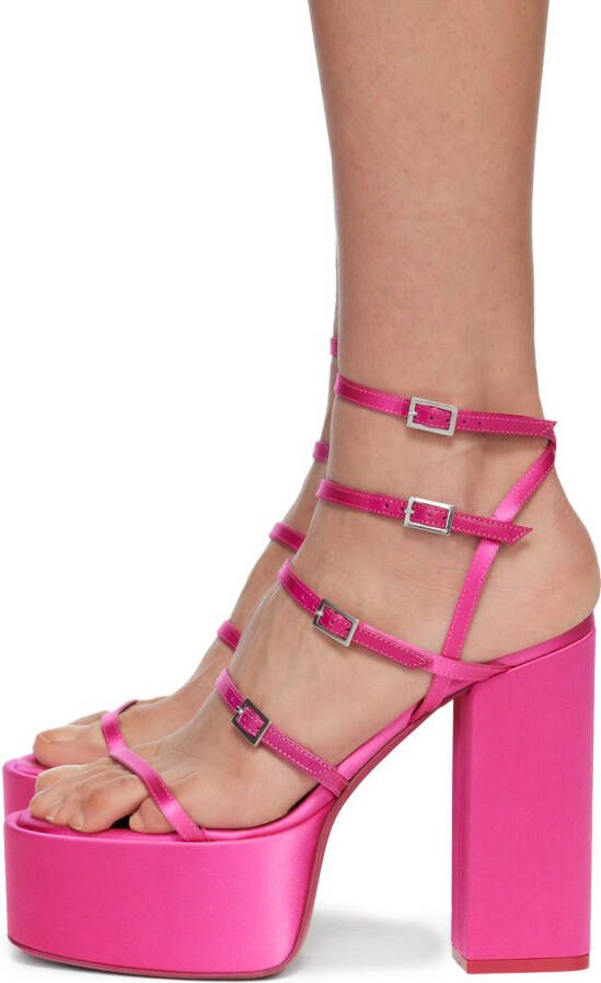 Paris Texas Pink Jessica 130 Platform Heels