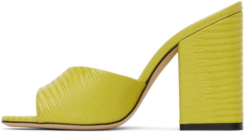 Paris Texas Yellow Anja Mules