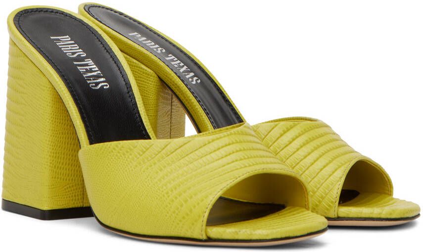 Paris Texas Yellow Anja Mules