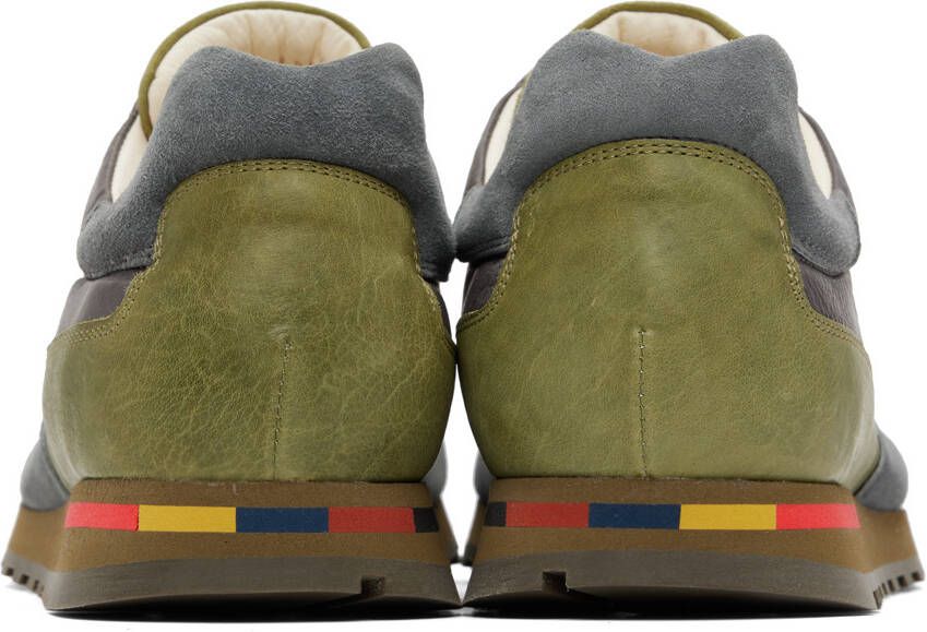 Paul Smith Gray & Khaki Jeco Sneakers