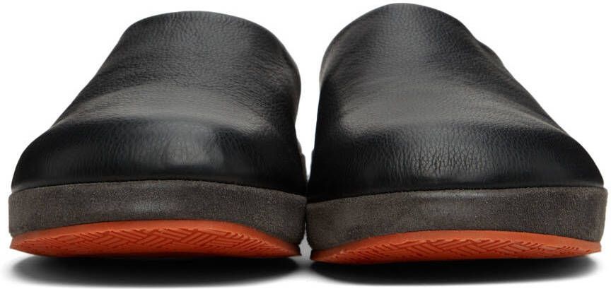 Paul Stuart Black Hampton Clog Loafers