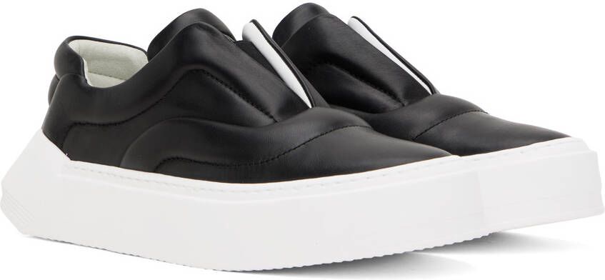 Pierre Hardy Black Skate Cubix Leather Sneakers