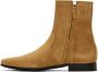 Pierre Hardy Tan 400 Leather Chelsea Boots - Thumbnail 3