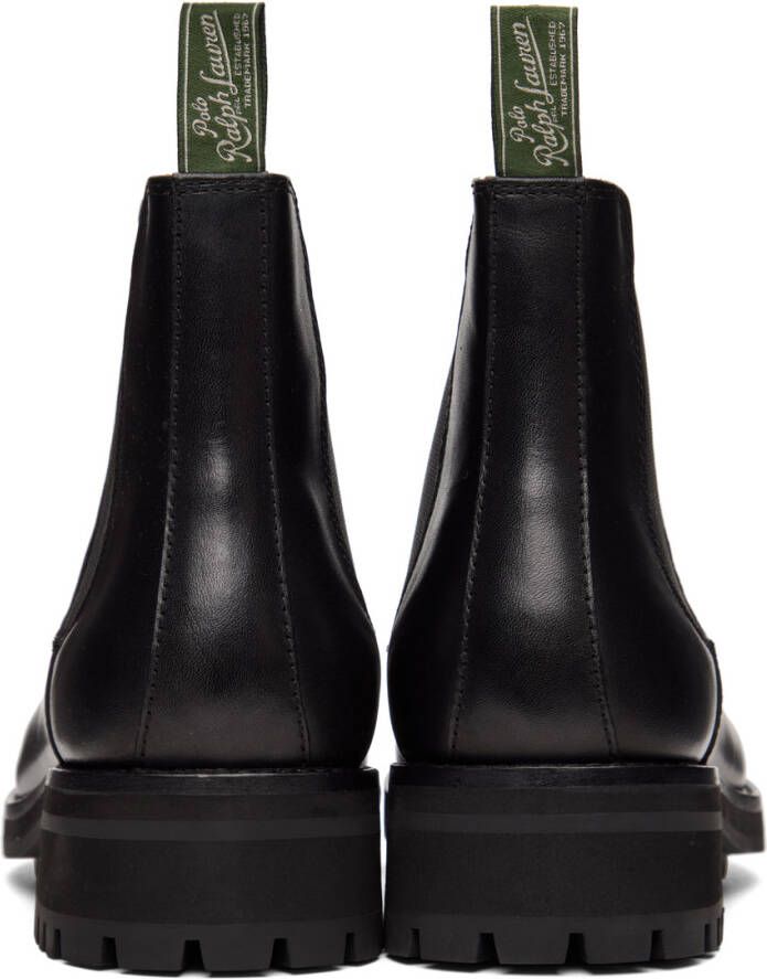 Polo Ralph Lauren Black Bryson Chelsea Boots