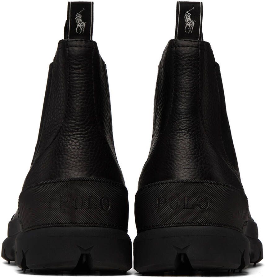 Polo Ralph Lauren Black Oslo Chelsea Boots