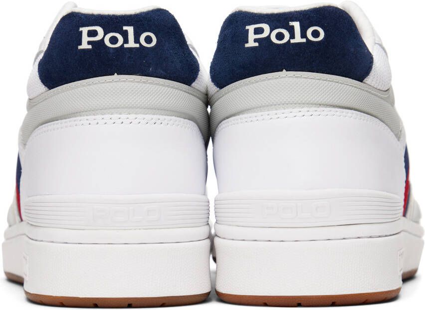 Polo Ralph Lauren White Polo CRT Sneakers
