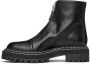 Proenza Schouler Black Lug Sole Zip Ankle Boots - Thumbnail 3