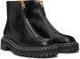 Proenza Schouler Black Lug Sole Zip Ankle Boots - Thumbnail 4