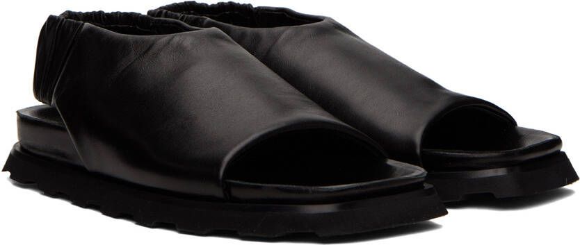 Proenza Schouler Black Slingback Fuss Sandals