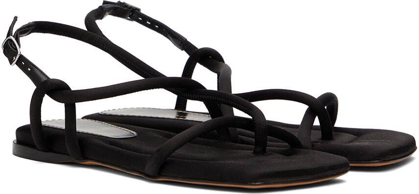Proenza Schouler Black Strappy Sandals