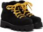 Proenza Schouler Black Suede Hiking Boots - Thumbnail 4