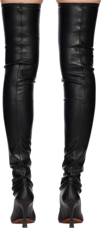 Proenza Schouler Black Trap Over-The-Knee Boots