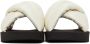 Proenza Schouler Off-White Criss-Cross Padded Sandals - Thumbnail 2