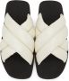 Proenza Schouler Off-White Criss-Cross Padded Sandals - Thumbnail 5