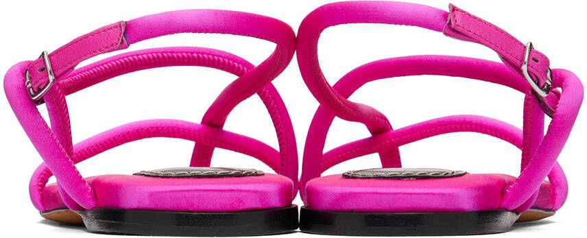 Proenza Schouler Pink Strappy Sandals