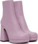 Proenza Schouler Purple Forma Platform Boots - Thumbnail 4