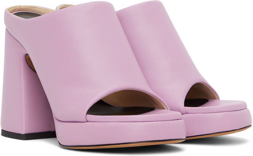 Proenza Schouler Purple Forma Platform Sandals