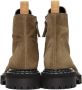 Proenza Schouler Taupe Lug Sole Combat Boots - Thumbnail 2