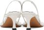 Proenza Schouler White Square Thong Heeled Sandals - Thumbnail 2