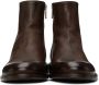 PS by Paul Smith Brown Leather Billy Zip Boots - Thumbnail 2