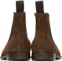 PS by Paul Smith Brown Suede Gerald Chelsea Boots - Thumbnail 4