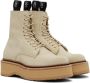 R13 Beige Single Stack Boots - Thumbnail 4