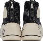 R13 Black & White Double Grommet Kurt Sneakers - Thumbnail 2