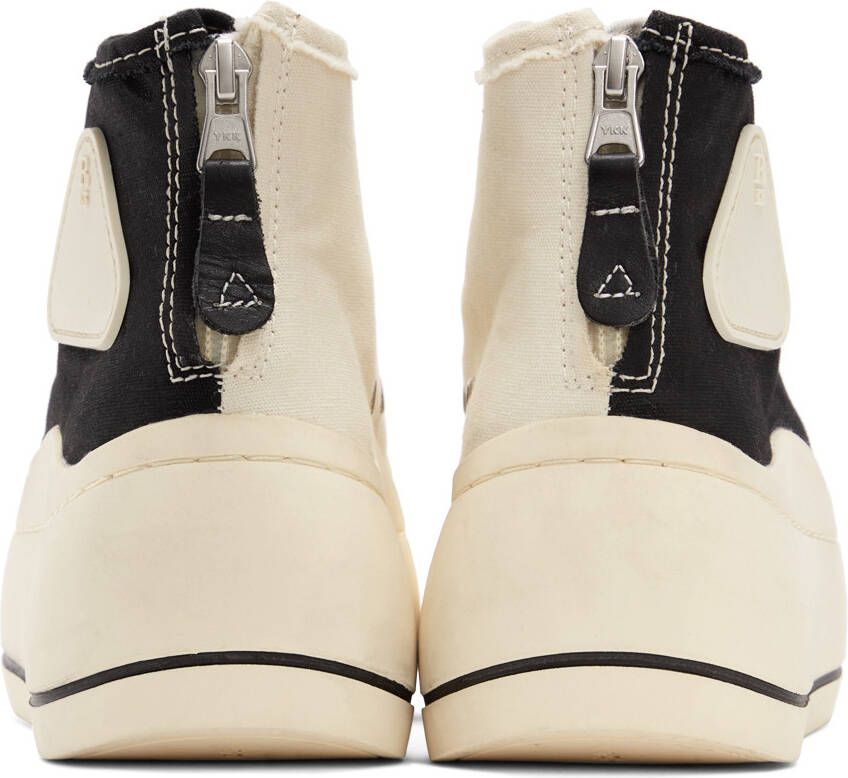 R13 Black & White Kurt Sneakers